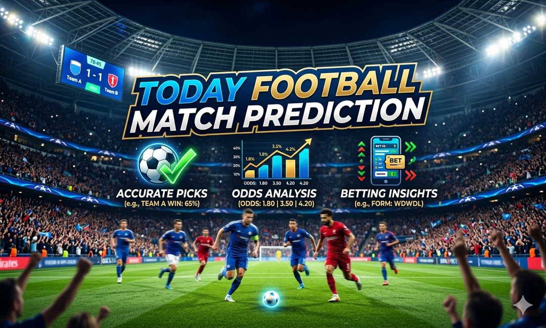 Today Football Match Prediction: Accurate Picks, Odds Analysis & Betting Insights