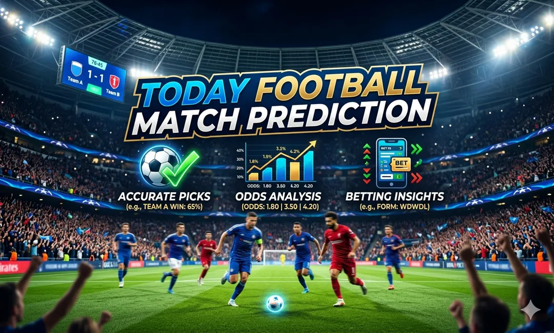 Today Football Match Prediction: Accurate Picks, Odds Analysis & Betting Insights