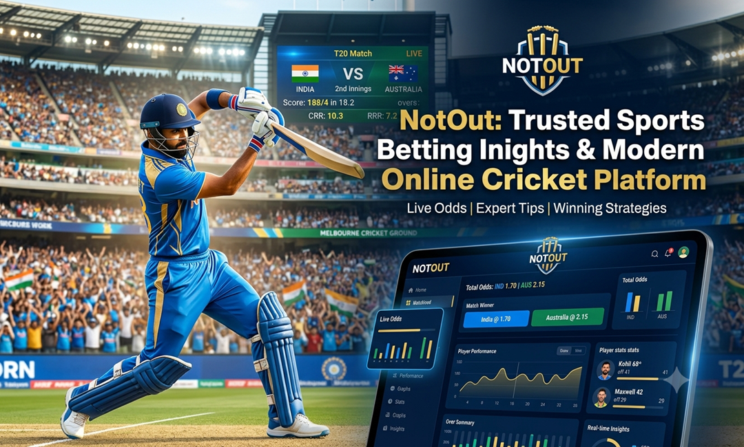 NotOut: Trusted Sports Betting Insights & Modern Online Cricket Platform