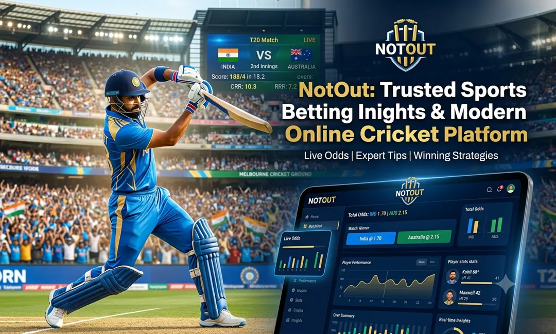 NotOut: Trusted Sports Betting Insights & Modern Online Cricket Platform