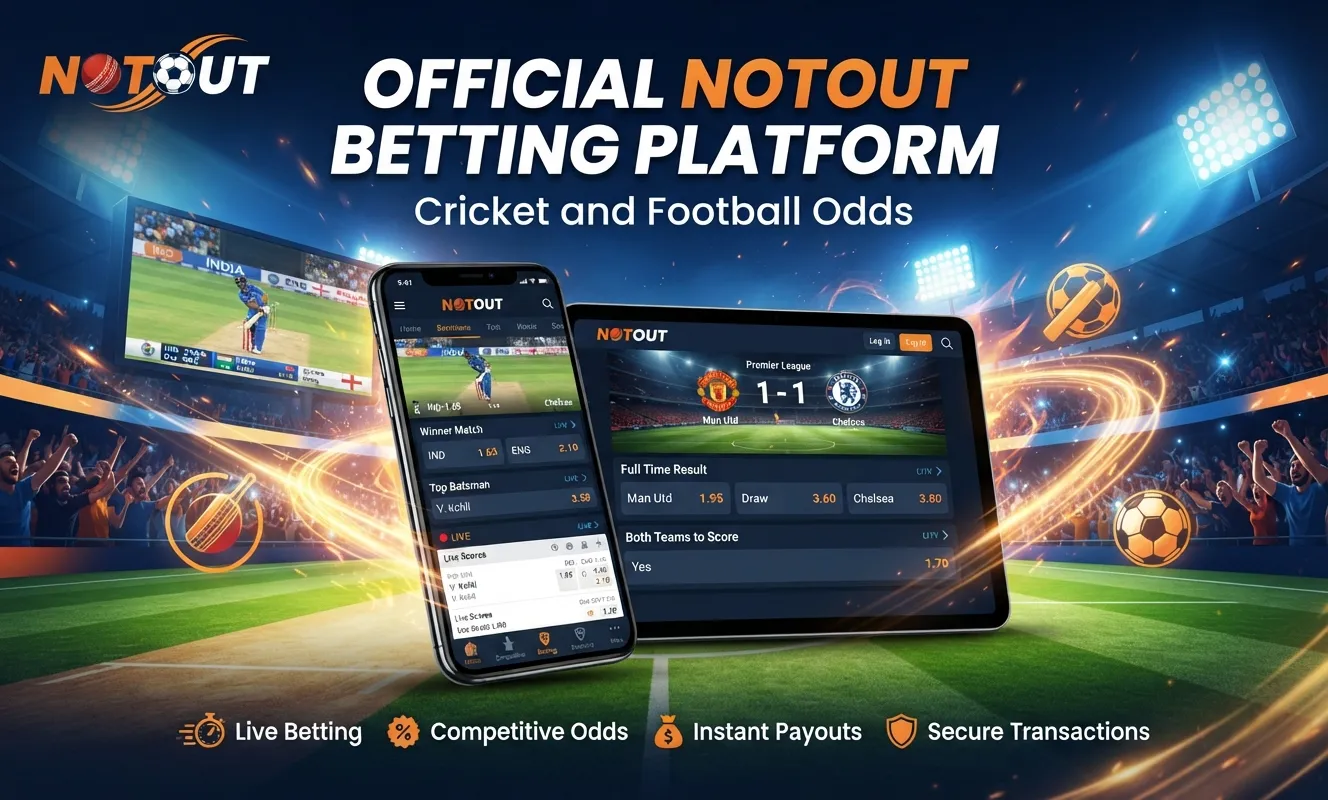 Official Notout Betting Platform for Cricket and Football Odds
